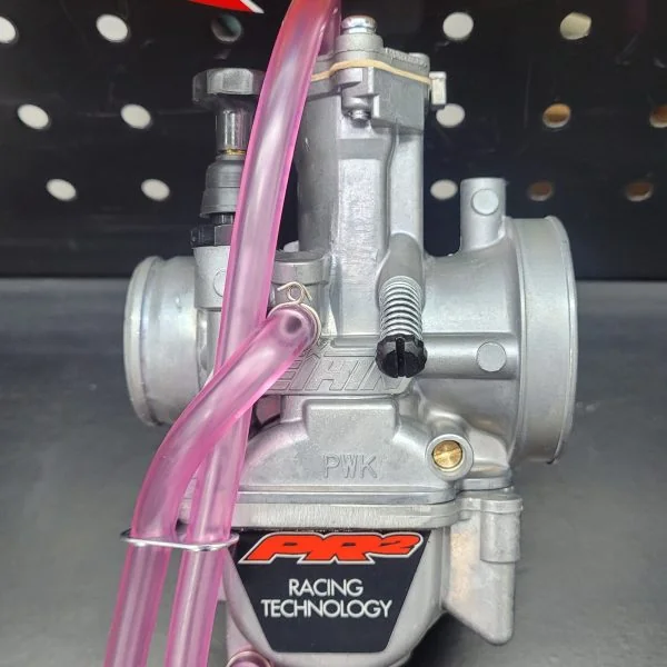 NEW CNC Offset Taper-Bore Carburetor for KTM/HUSQVARNA/GASGAS 85/105/112 PWK28 - SIDE VIEW